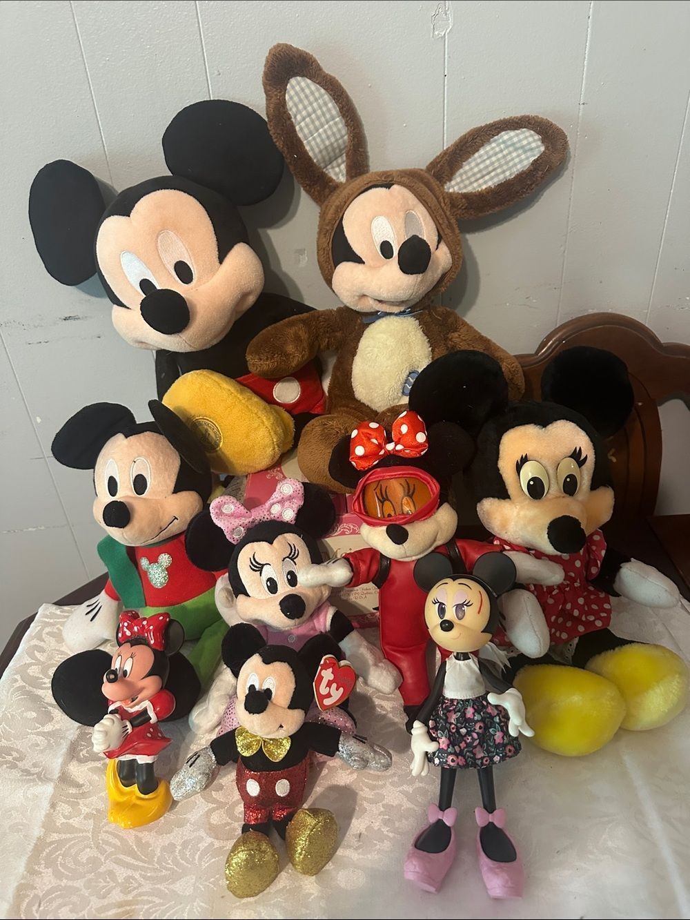 Disney Mickey & Minnie Plush Set of 9